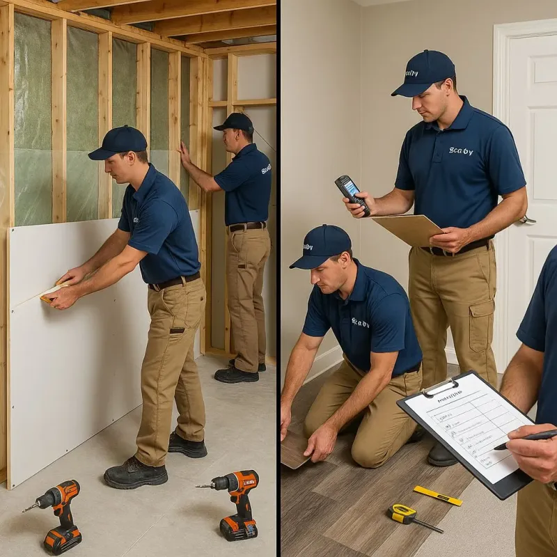 Repairs and Reconstruction process in Amherst County, VA